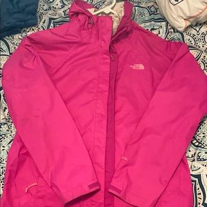 The North Face rain jacket size M